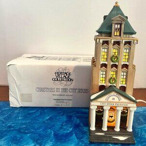 Dept 56 Christmas In The City 1994 BROKERAGE HOUSE 5881-5‎ with Box